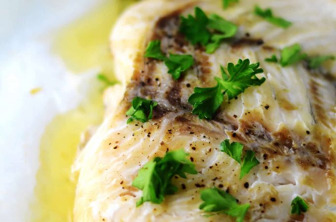 Fish en Papillote {Parchment Paper} with Asparagus Recipe