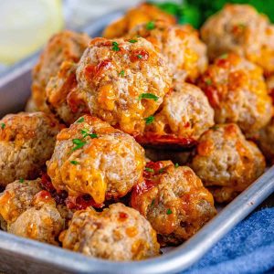 3 Ingredient Sausage Balls: The Easiest Party Appetizer Ever