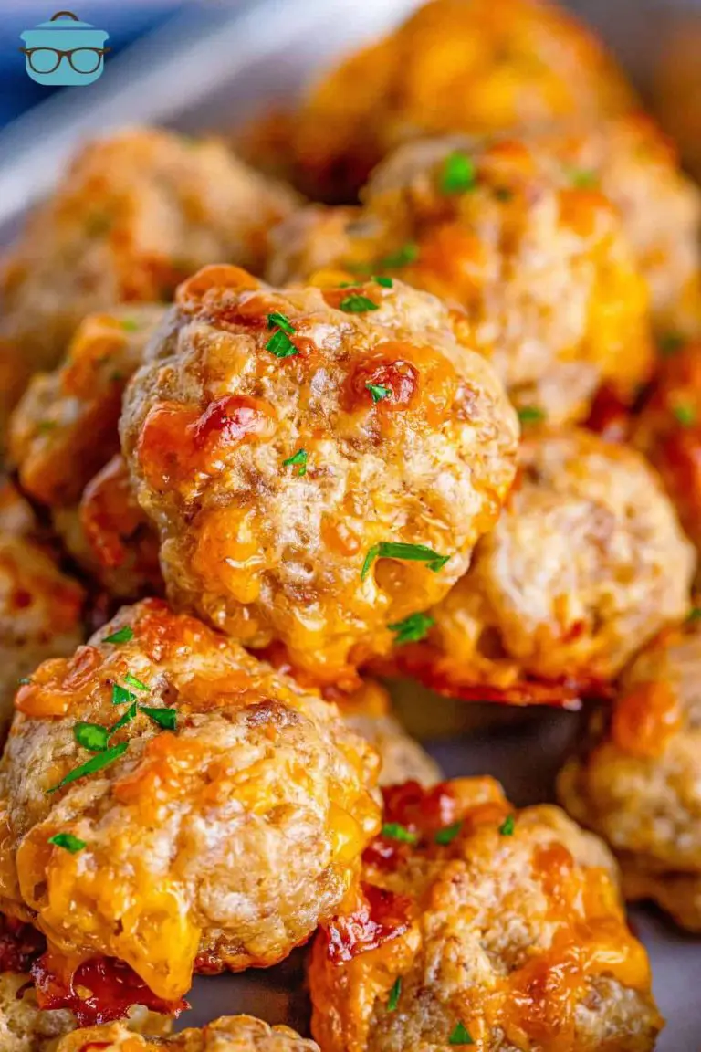 How to Make 3 Ingredient Sausage Balls