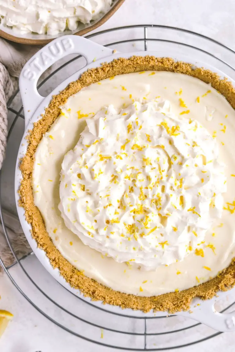 Refreshing & Easy 3 Ingredient Lemon Pie