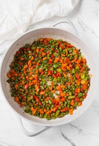 Southeast Asia Brown Rice with Vegetables 