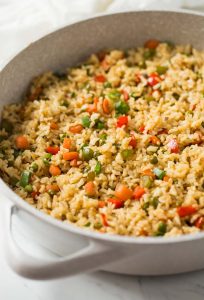 Easy Southeast Asia Brown Rice with Vegetables 