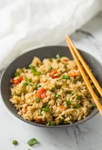 Easy Southeast Asia Brown Rice with Vegetables Recipe