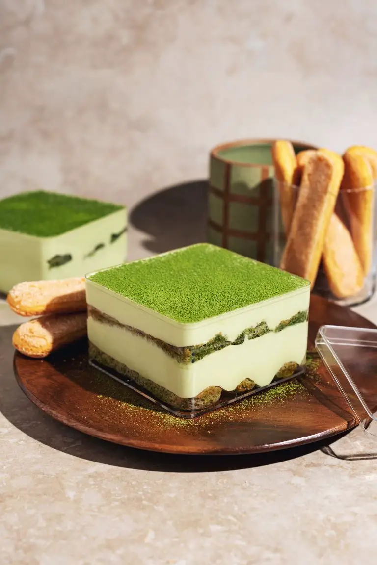 matcha tea tiramisu