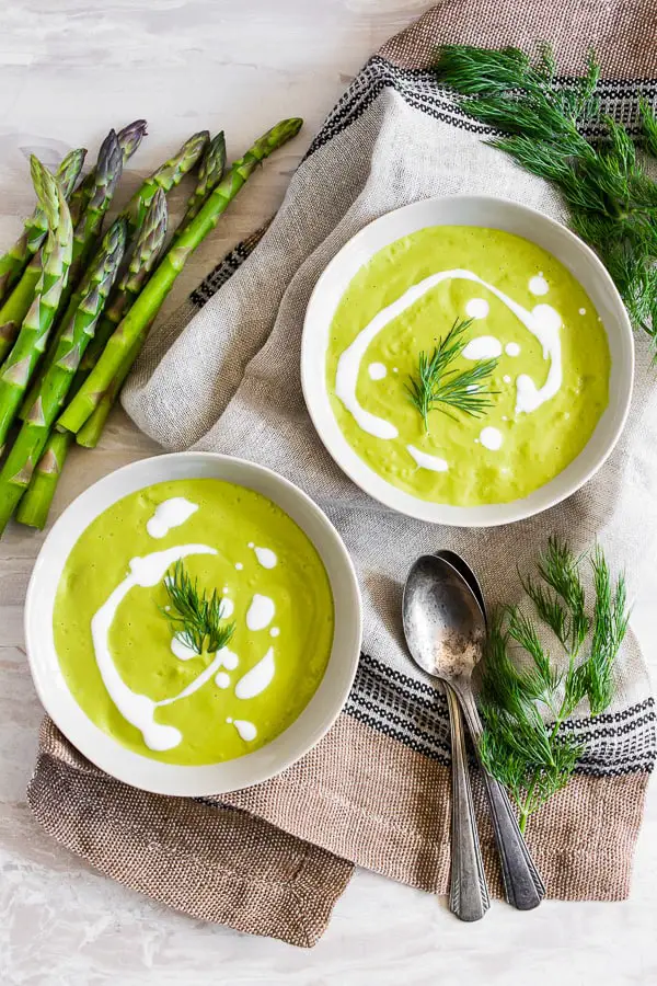 Asparagus Garlic Soup