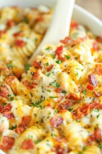 Cheesy Ranch Rotini Casserole