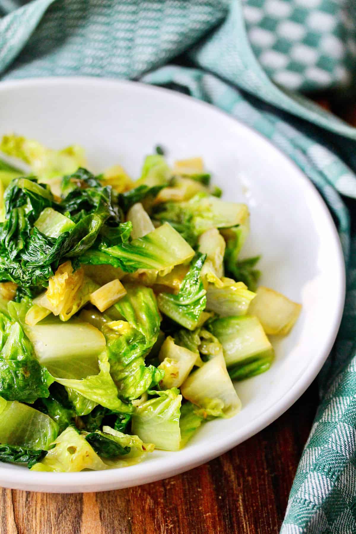 Stir-Fried Lechuga Romana