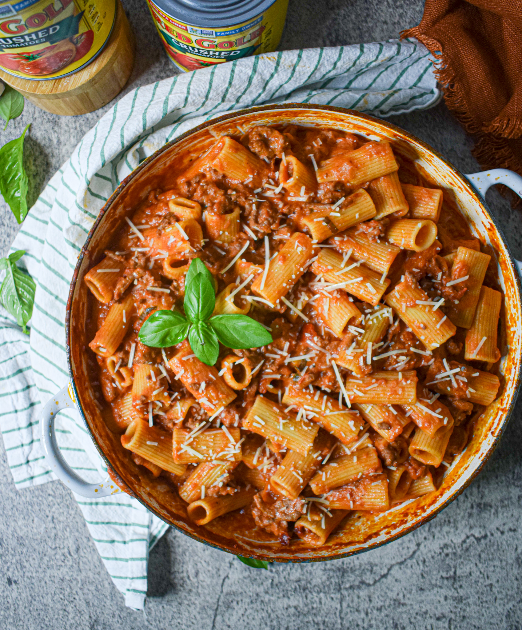 spicy rigatoni vodka