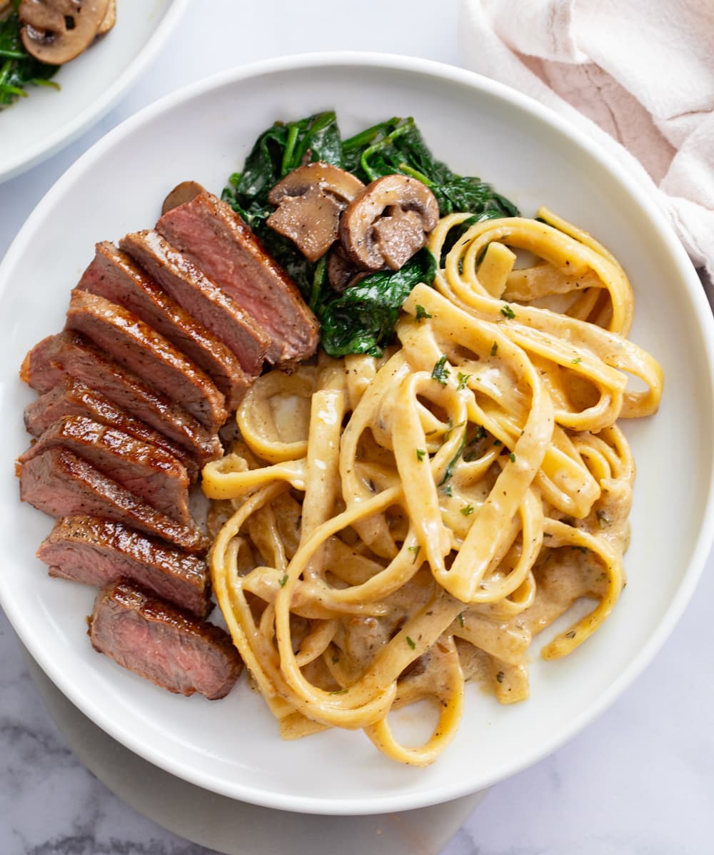 steak pasta