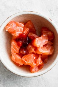 sushi order topped with salmon nyt ingredients