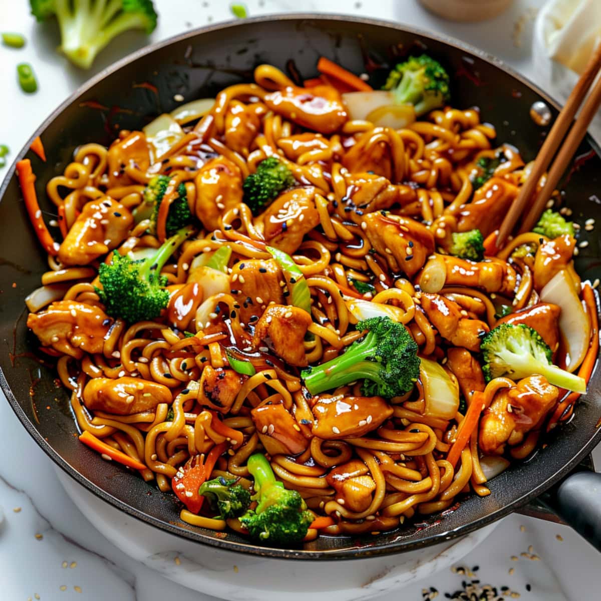 teriyaki chicken noodles