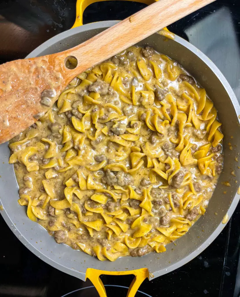 beef stroganoff hamburger helper