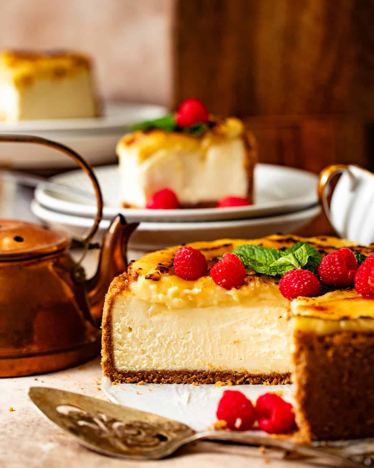 creme brulee cheesecake