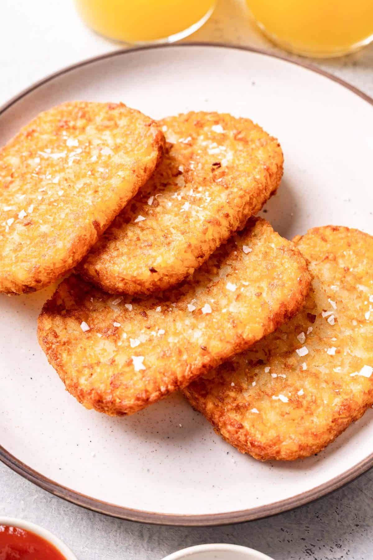 frozen hash browns in air fryer