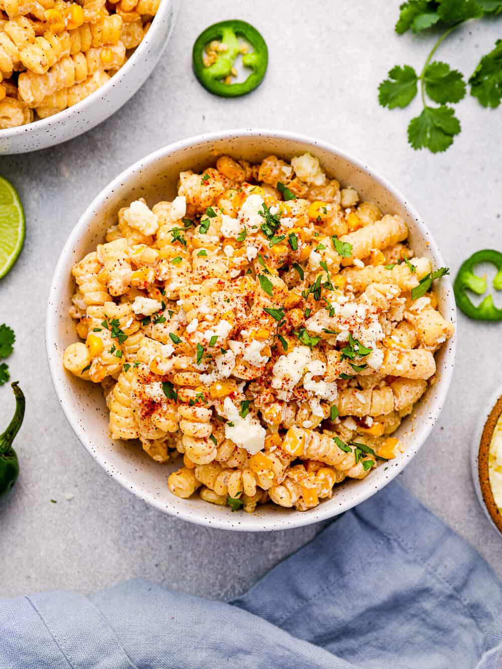 mexican street corn pasta salad