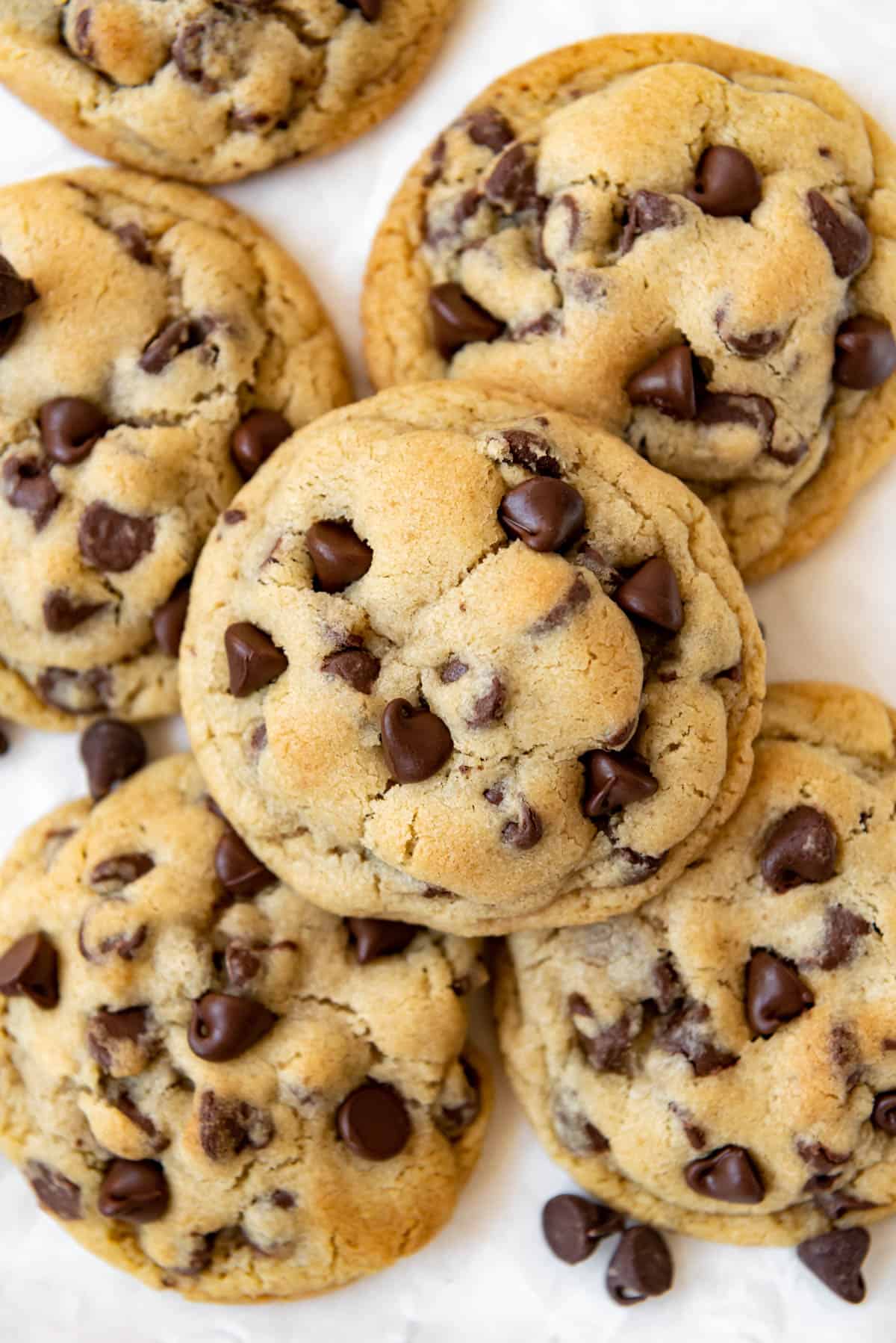 small batch chocolate chip cookies