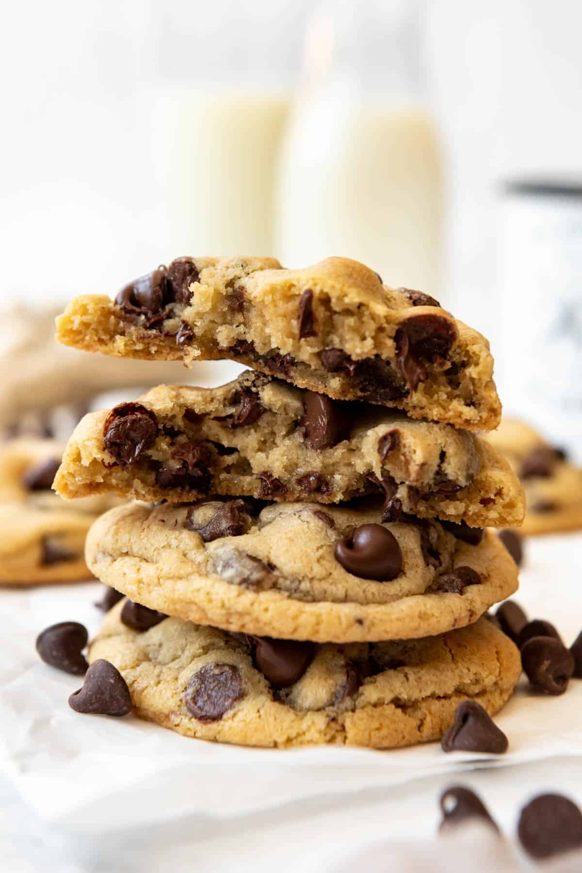 small batch of chocolate chip cookies